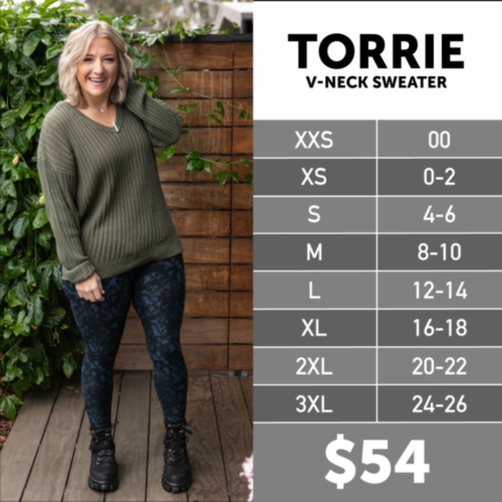 Lularoe Torrie Sweater 3x